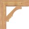 Ekena Millwork Balboa Block Smooth Bracket, Western Red Cedar, 5 1/2"W x 26"D x 26"H BKT06X26X26BOA05SWR - alternate 4